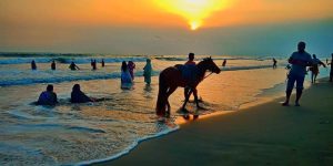 Horse riding in coxs bazar